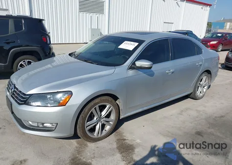 2014 Volkswagen Passat 2.0L Tdi Sel Premium из США, поврежденный, VIN 1VWCN7A3XEC015379